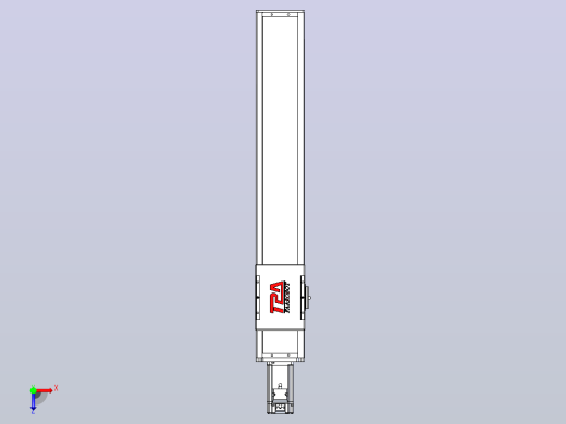 滚珠丝杠直线轴带导轨全封闭TPA-HCR-110D-1610C-L550-M-C-P40-N3俯视缩略图