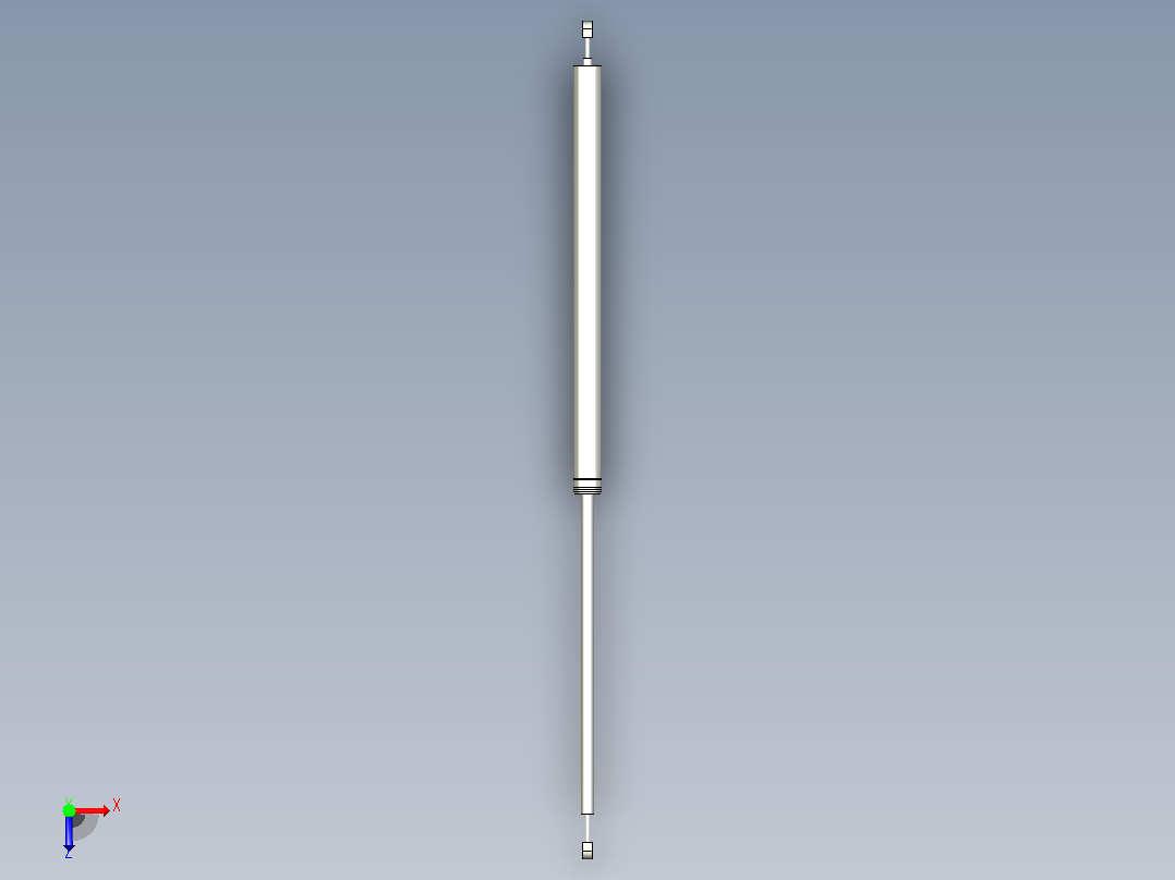 安装方向限定型氮气弹簧[NSD-18-150-200]俯视图