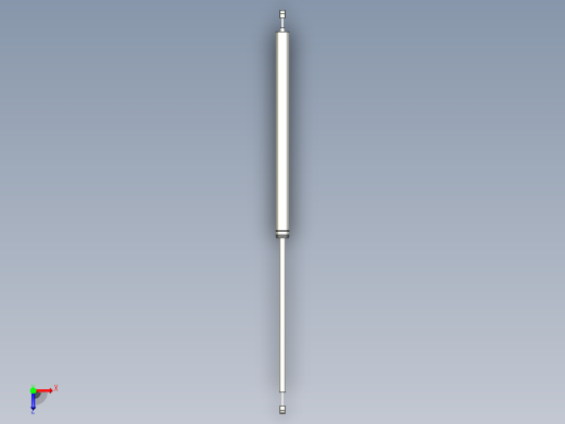 安装方向限定型氮气弹簧[NSD-18-150-200]俯视缩略图