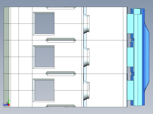 NH2-125&amp;3P&amp;隔离开关三维模型202307右视缩略图