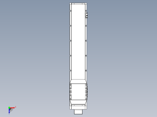 滚珠丝杠直线轴内置导轨TPA-GCR-170-2510C-L750-MP-M75-N3俯视缩略图