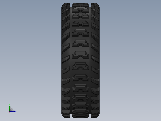 轮胎1_10 RC Off-Road Beadlock Wheel左视缩略图