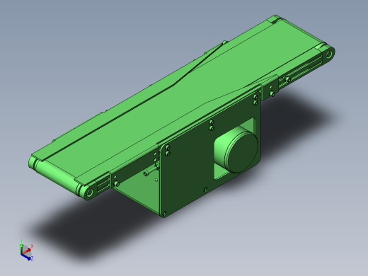 直行高度不同输送机间的喷射正等轴测缩略图