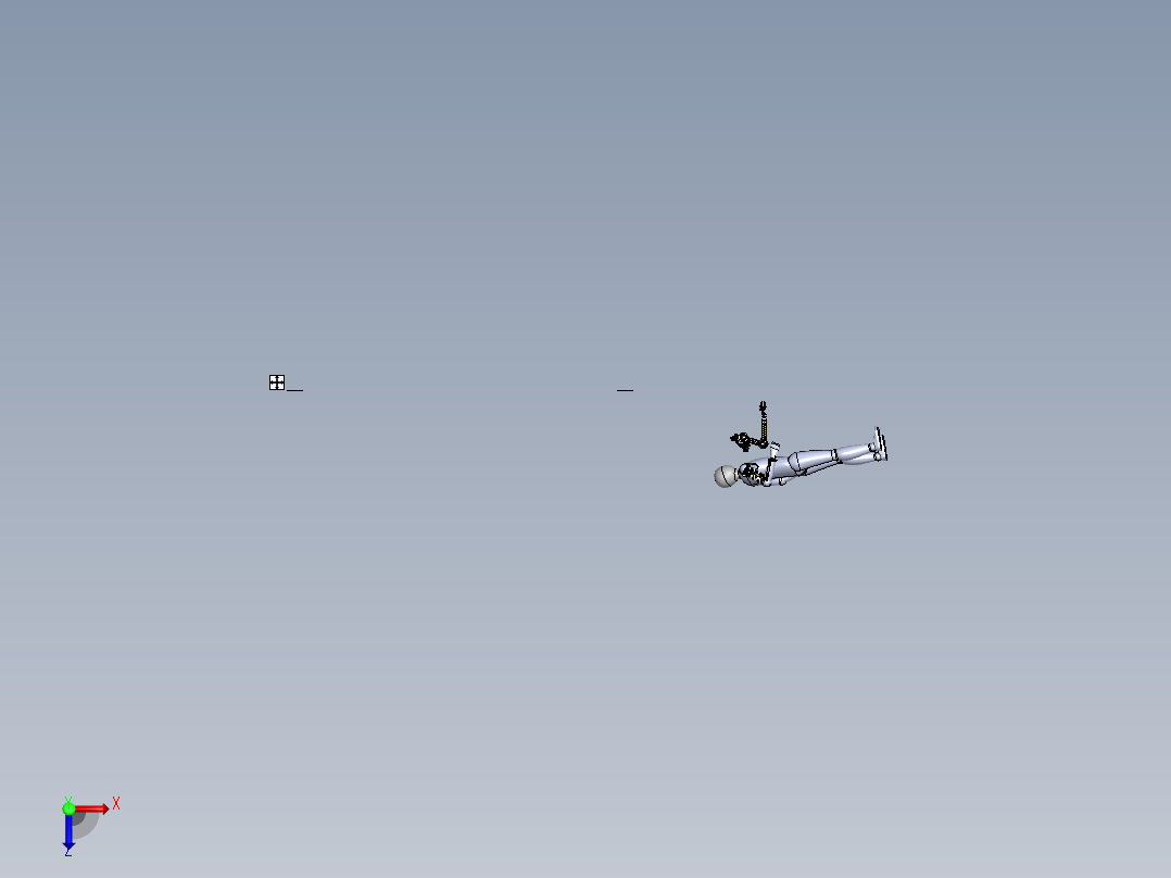 master-slave-anthropomorphic-robot俯视图