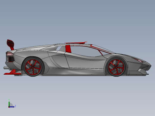 solidworks RS汽车左视缩略图