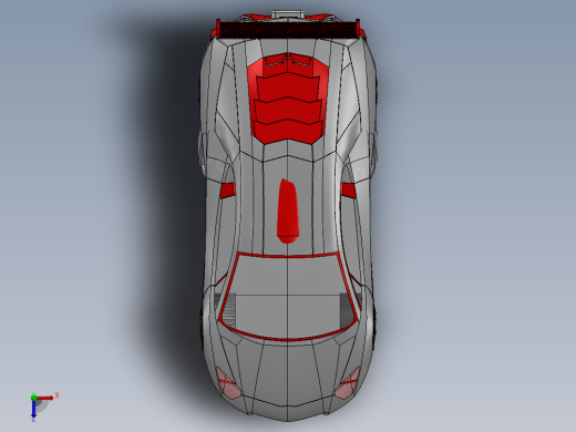 solidworks RS汽车俯视缩略图
