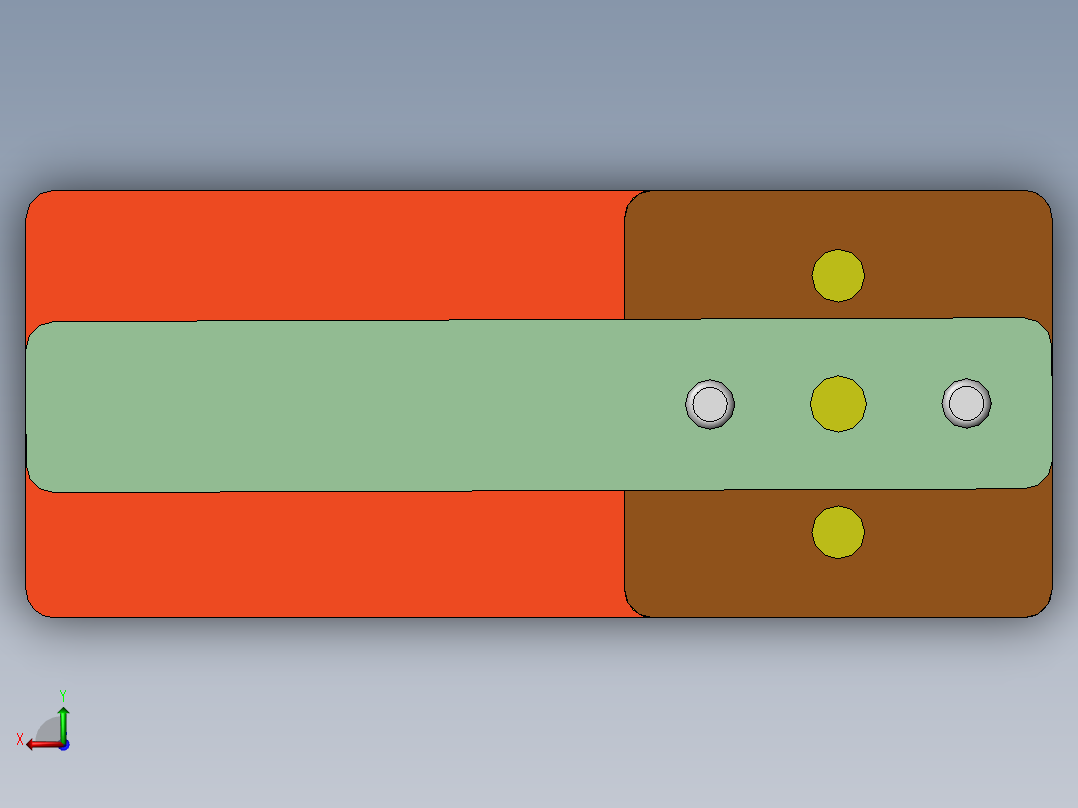 散热片3D后视图