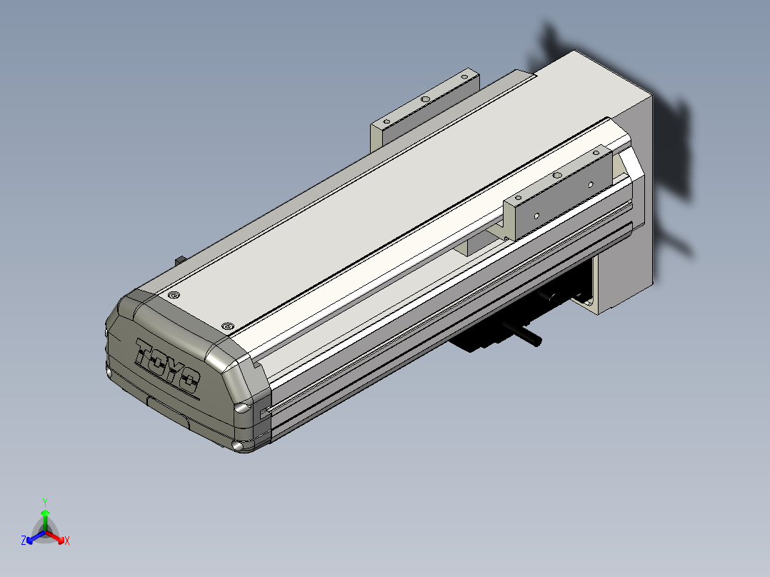 Toyo东佑达直线模组-ETH13-200-BM-200W正等轴测图