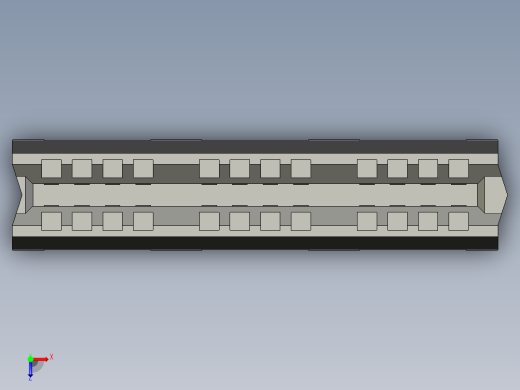 侧边卡连接器-458440005_stp俯视缩略图