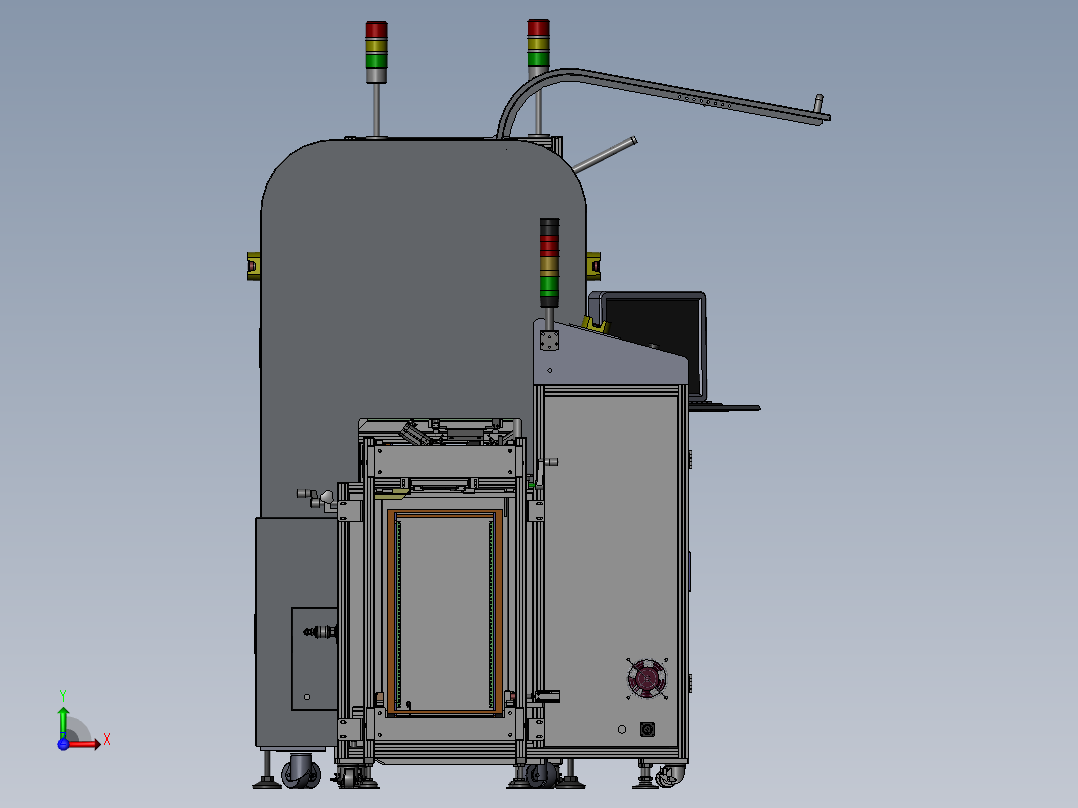 PCBA家用电器车载电子测试设备前视图