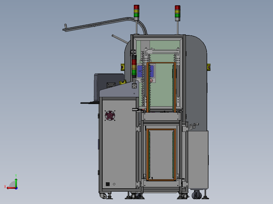 PCBA家用电器车载电子测试设备后视图