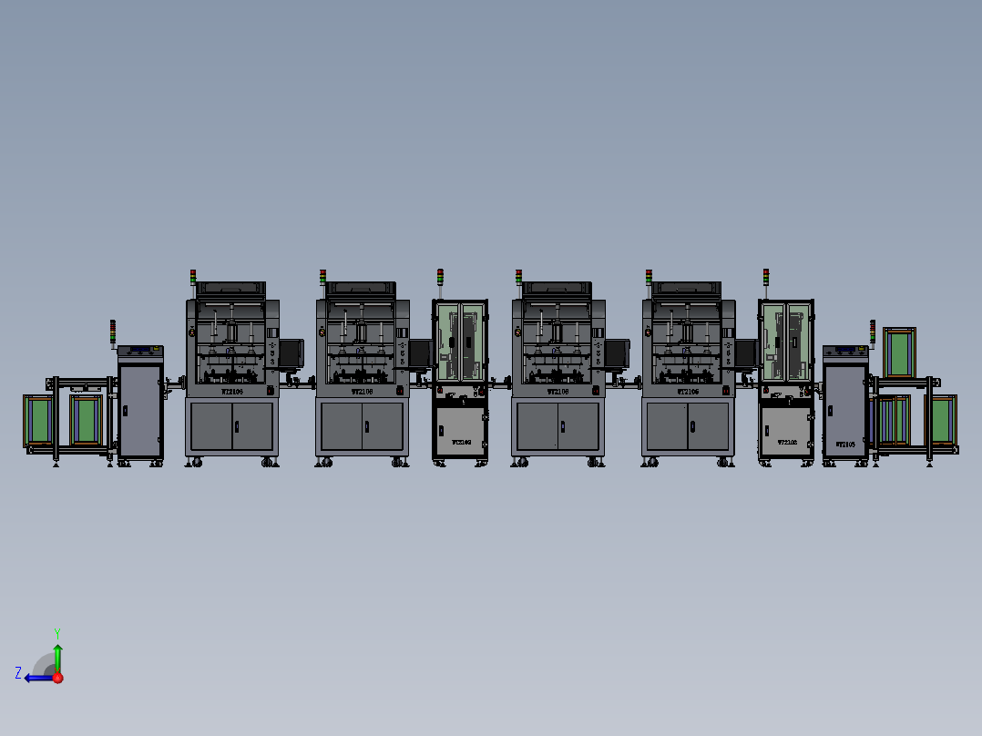 PCBA家用电器车载电子测试设备右视图