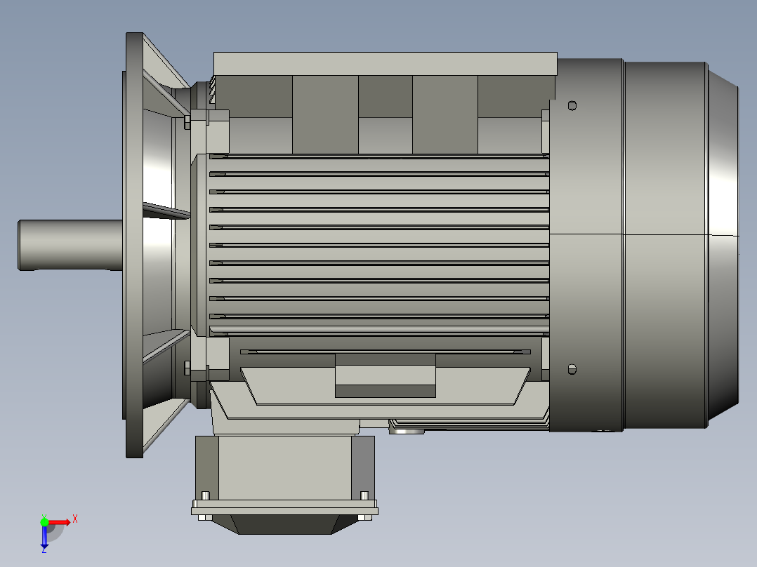 3D-250M-4-B35-55KW俯视图
