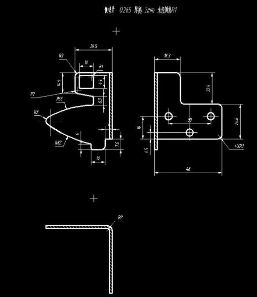 L形垫片级进模（CAD图+UG三维）缩略图
