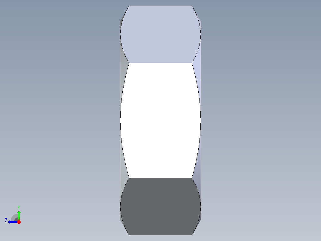 公制螺母-M1.6x0.35.STEP右视图