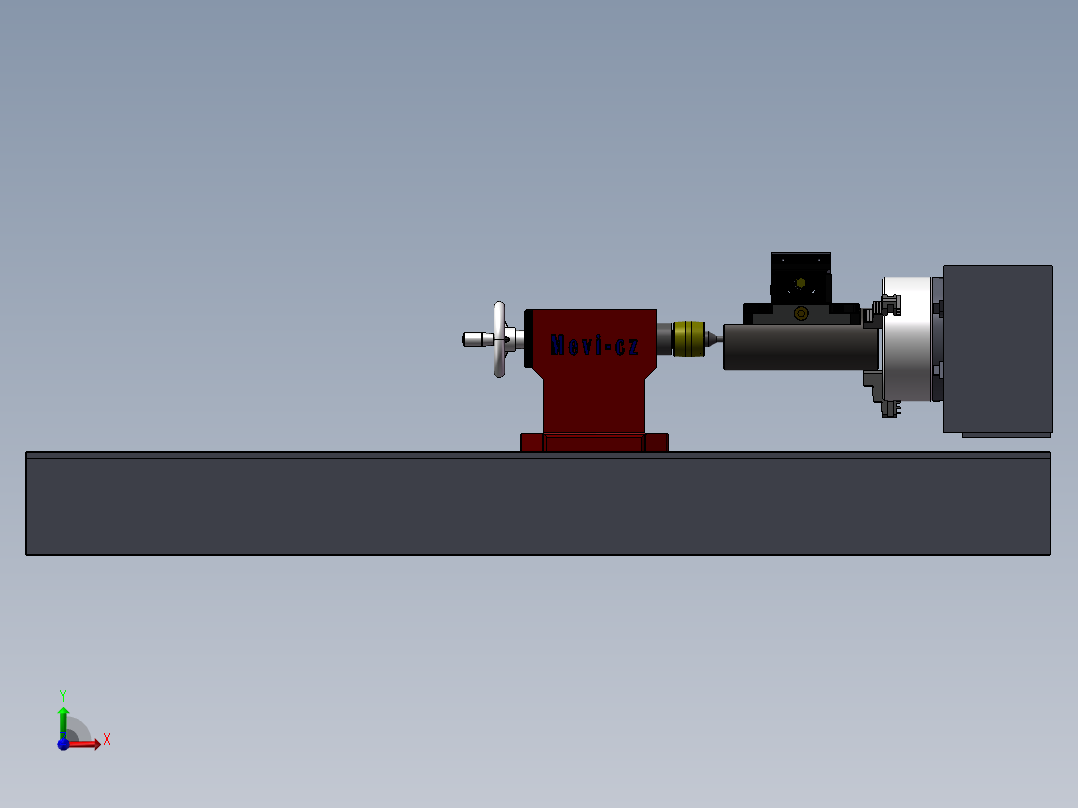 135数控机床前视图