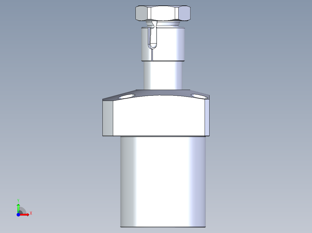 KOSMEKLHA0550-SR-Y60多系列多零件图纸模型前视图