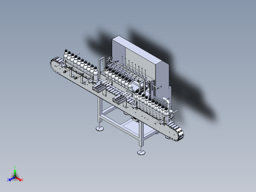 3000h洗瓶机正等轴测缩略图