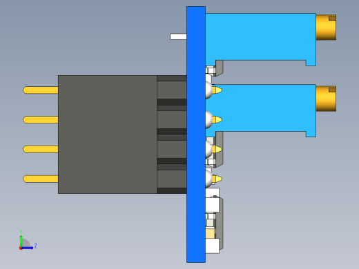 AD20仪表放大器模块左视缩略图