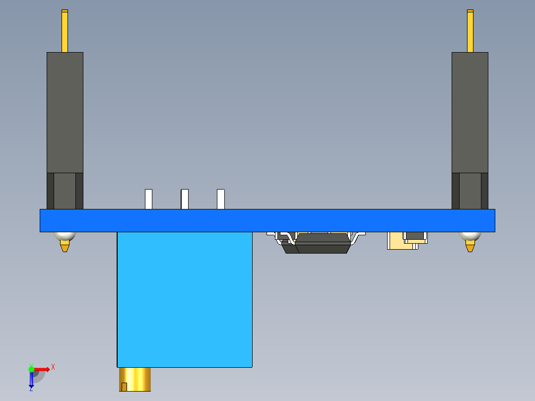 AD20仪表放大器模块俯视图