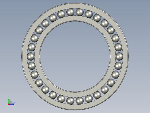 深沟球轴承6038左视缩略图