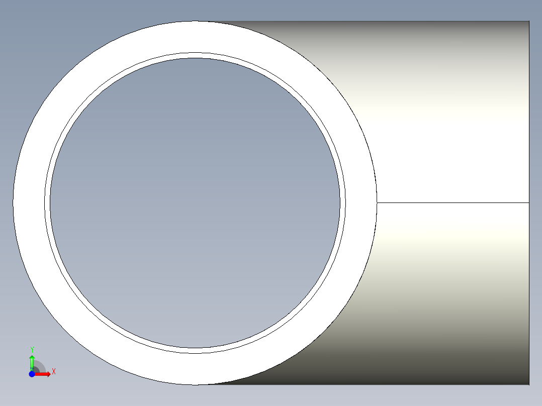 5TIC 90通带溶剂焊接插座前视图
