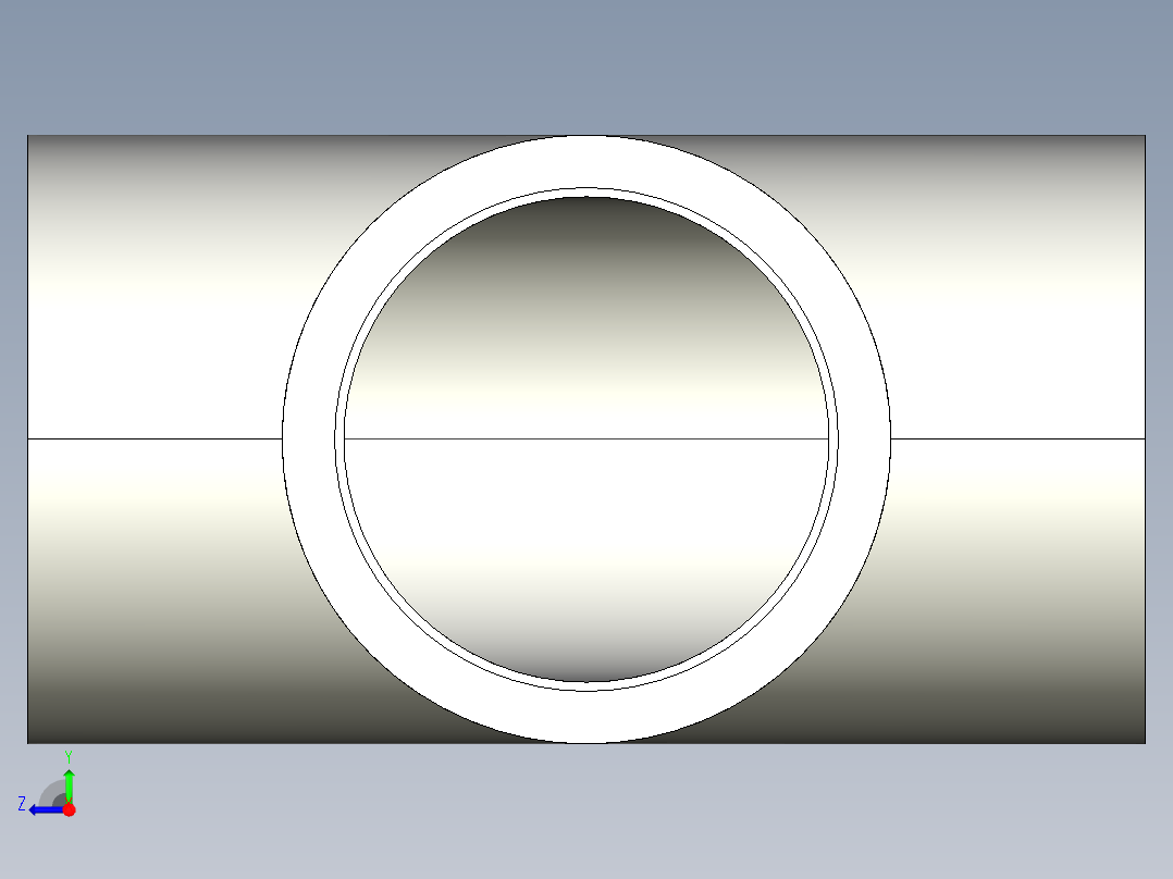 5TIC 90通带溶剂焊接插座右视图