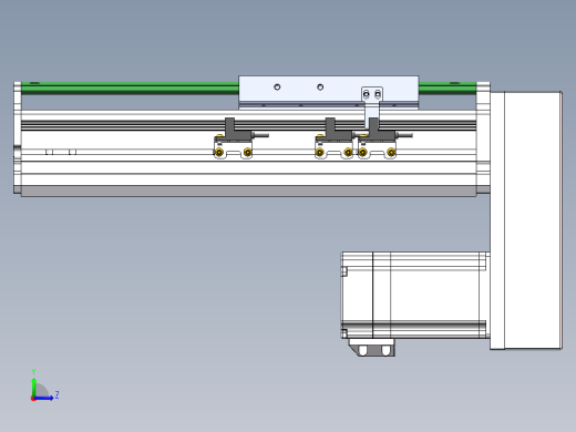 MTH丝杆半封闭模组MT120BS-BM-60左视缩略图