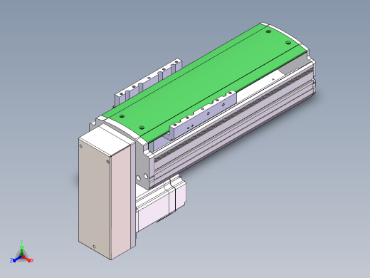 MTH丝杆半封闭模组MT120BS-BM-60正等轴测缩略图