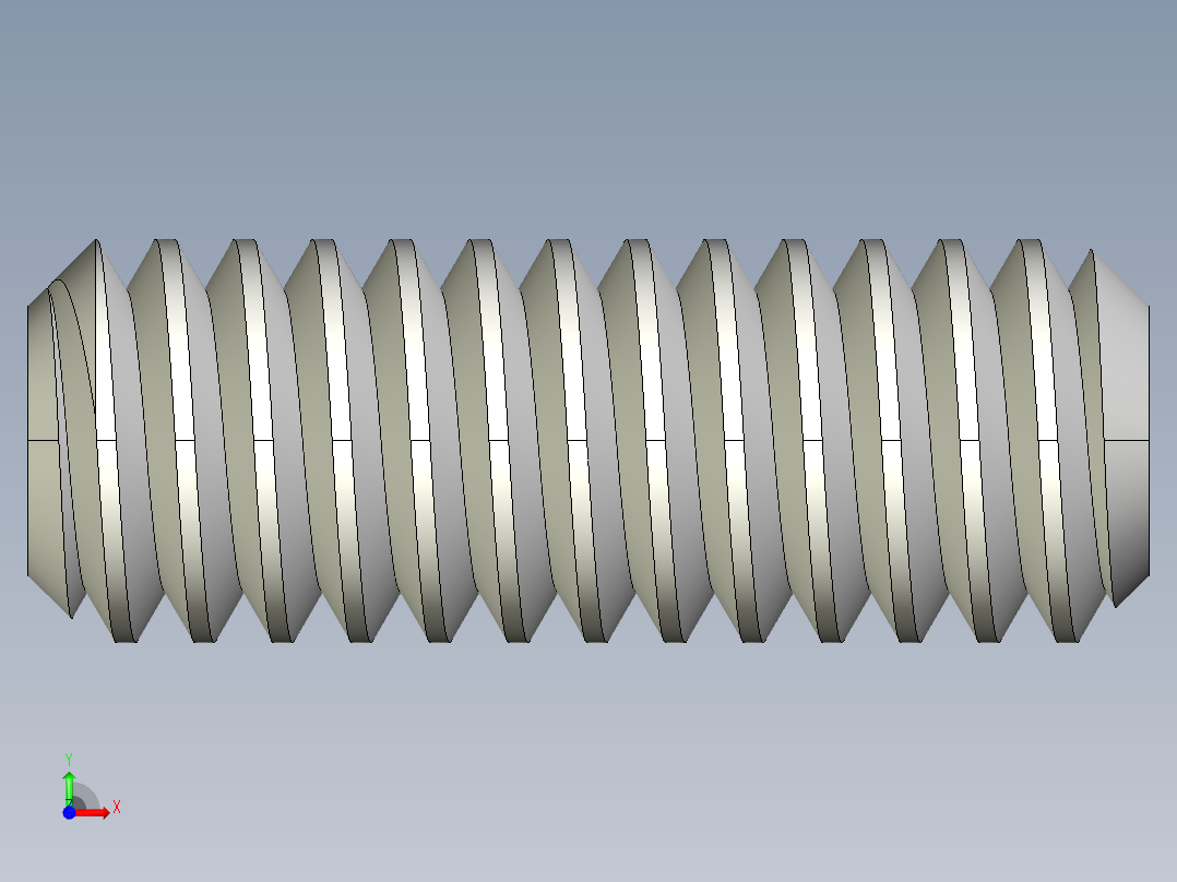 DIN 913-ISO 4026 固定螺钉-M1.8 L=5.STEP前视图