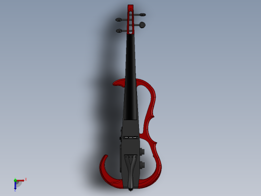 电小提琴俯视缩略图