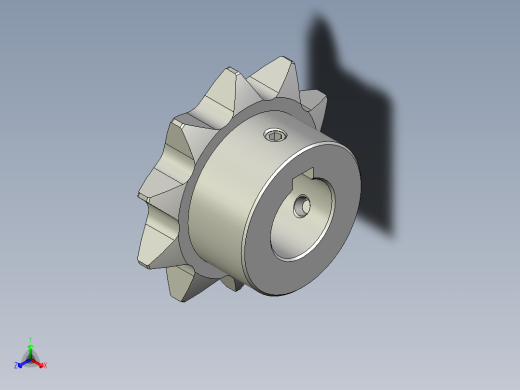 链轮-Sprocket_10-18-35-25_9-Y2正等轴测缩略图