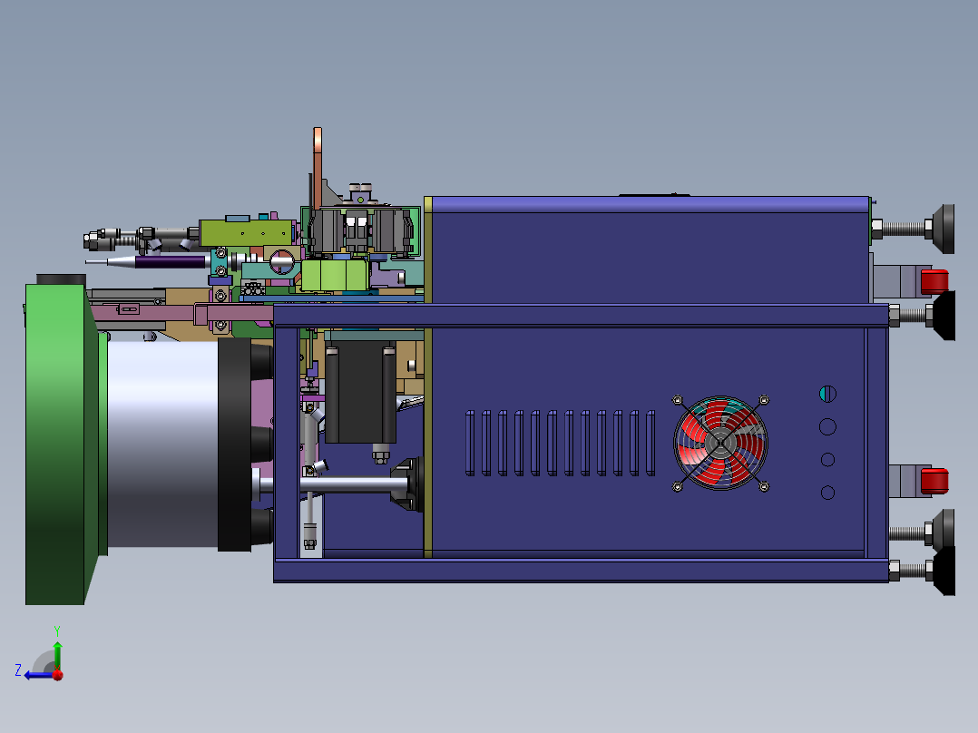自动化micro数据线焊锡机右视图