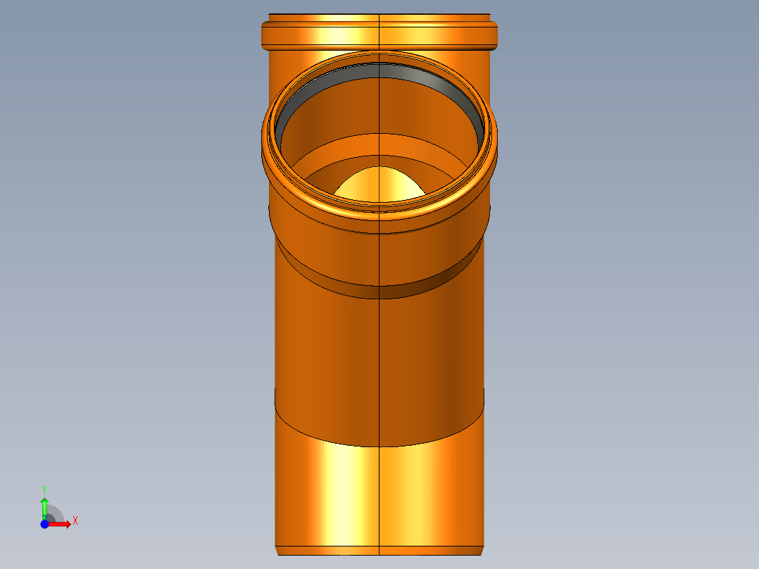 dn110管接头前视图