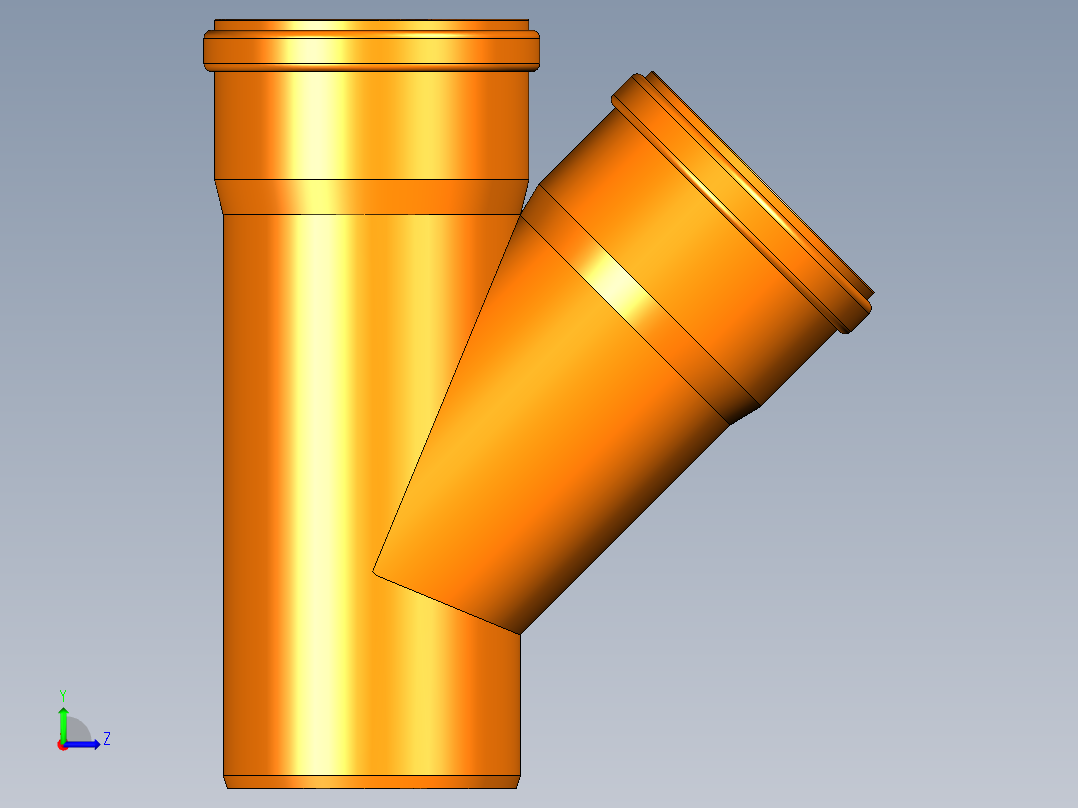dn110管接头左视图