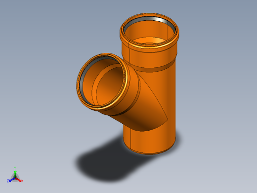 dn110管接头正等轴测缩略图