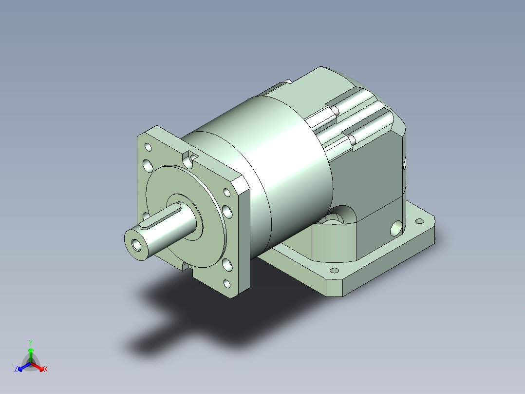 直齿ZPLF160-L2 35-114.3-200-M12.stp主视图