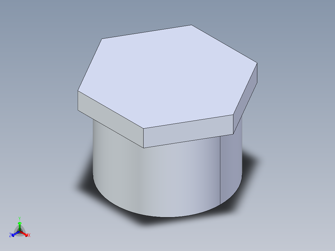 聚氯乙烯配件21-Sch80_Plug_SPIG_849-020_2in正等轴测图