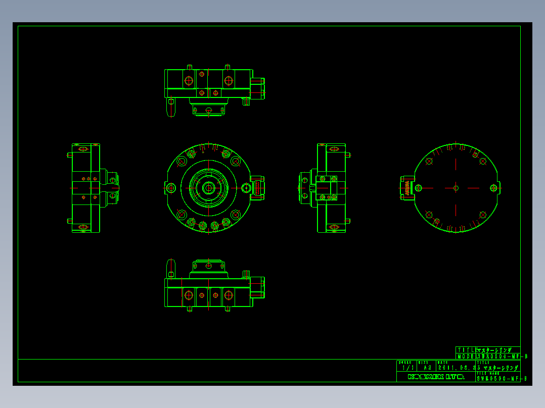 KOSMEKSWR0500-MF-B多系列多零件图纸模型多系列多零件图纸模型