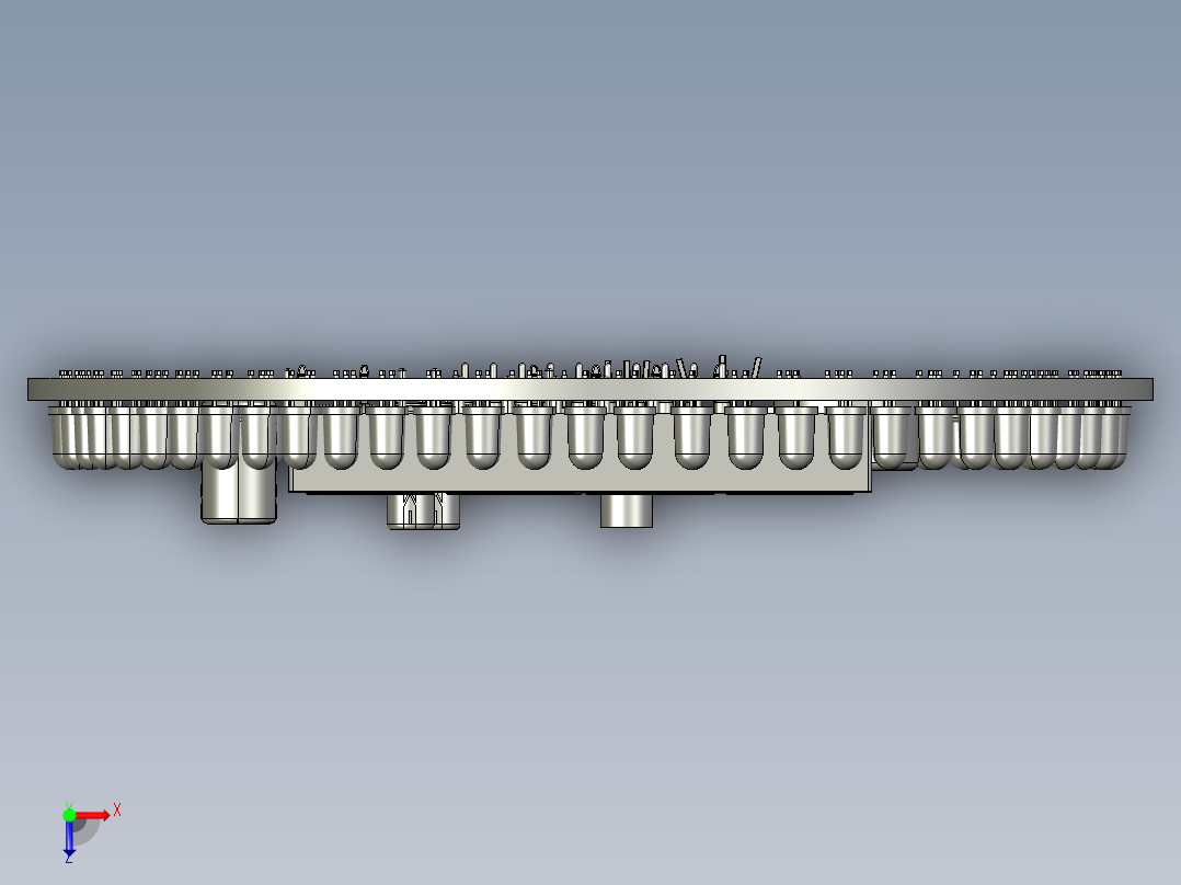 电子时钟俯视图