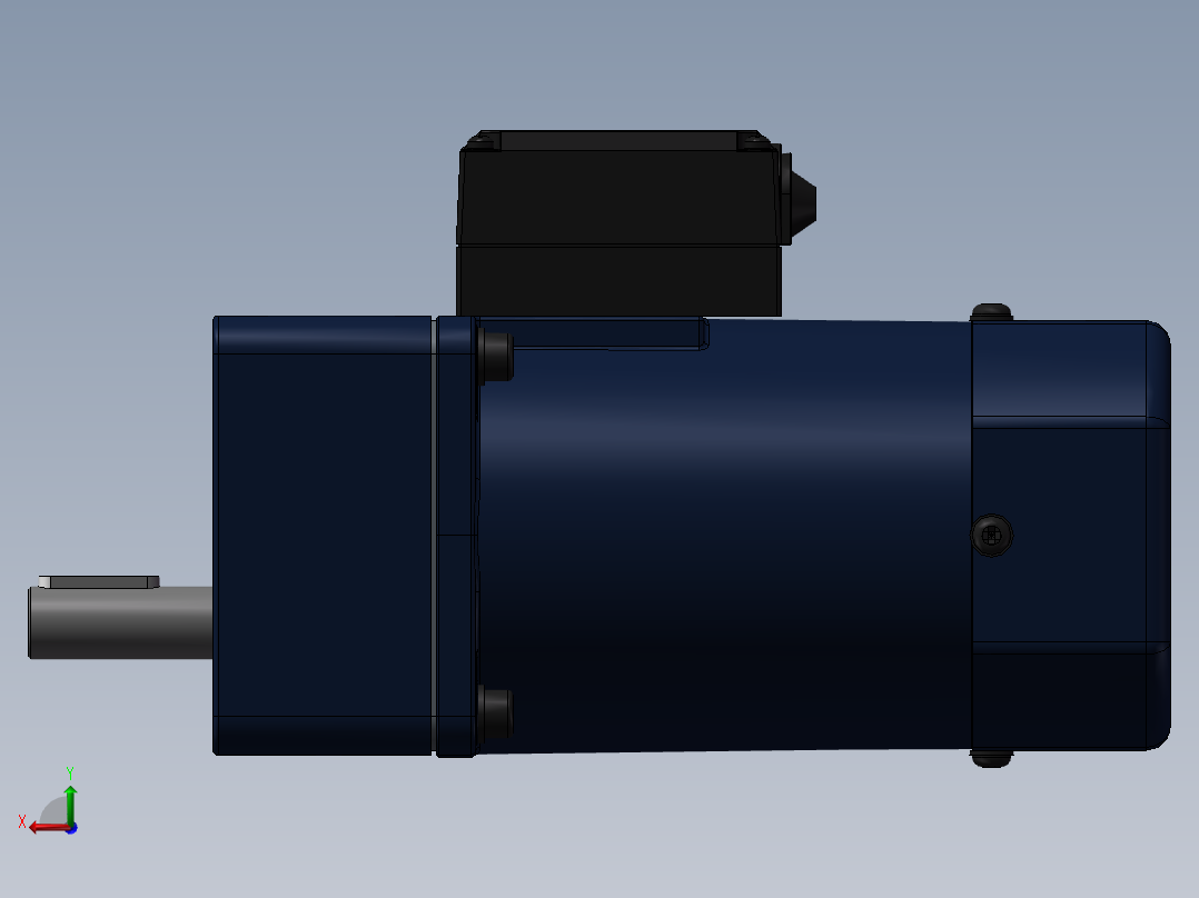 精研电机90yt01-18后视图
