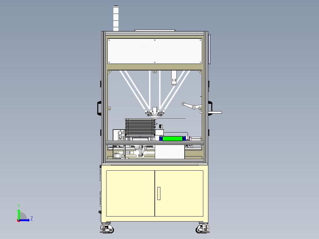 蜘蛛手摆盘机左视图