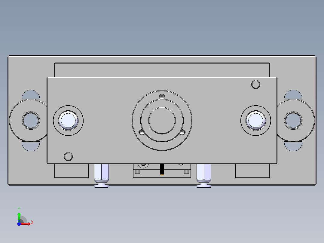 高度差治具前视图