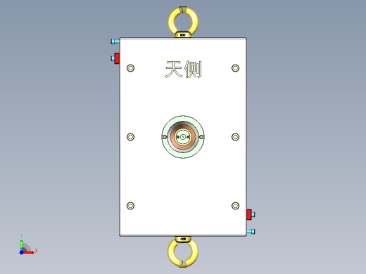 薄壳体模具前视缩略图