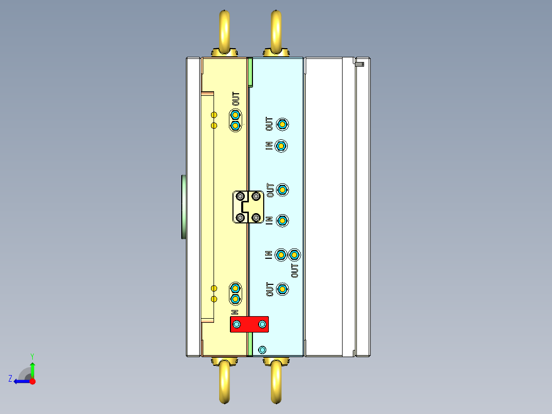 薄壳体模具右视图