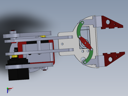 3自由度机械抓手sw17可编辑俯视缩略图