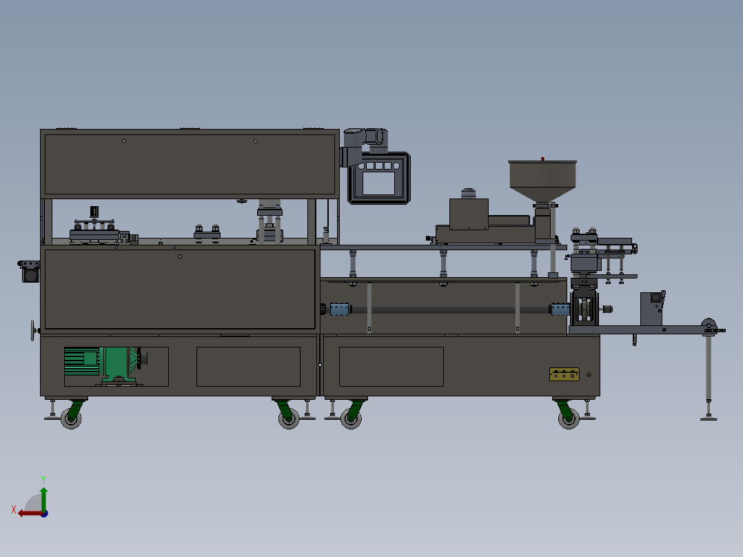 DPT-260泡罩糖果包装机sw18后视图