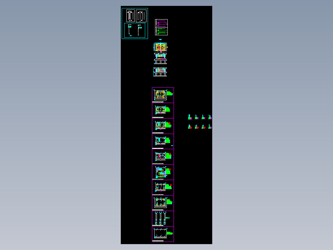 笔记本转轴打铆钉模具设计图