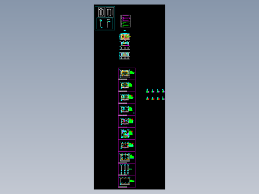笔记本转轴打铆钉模具设计图