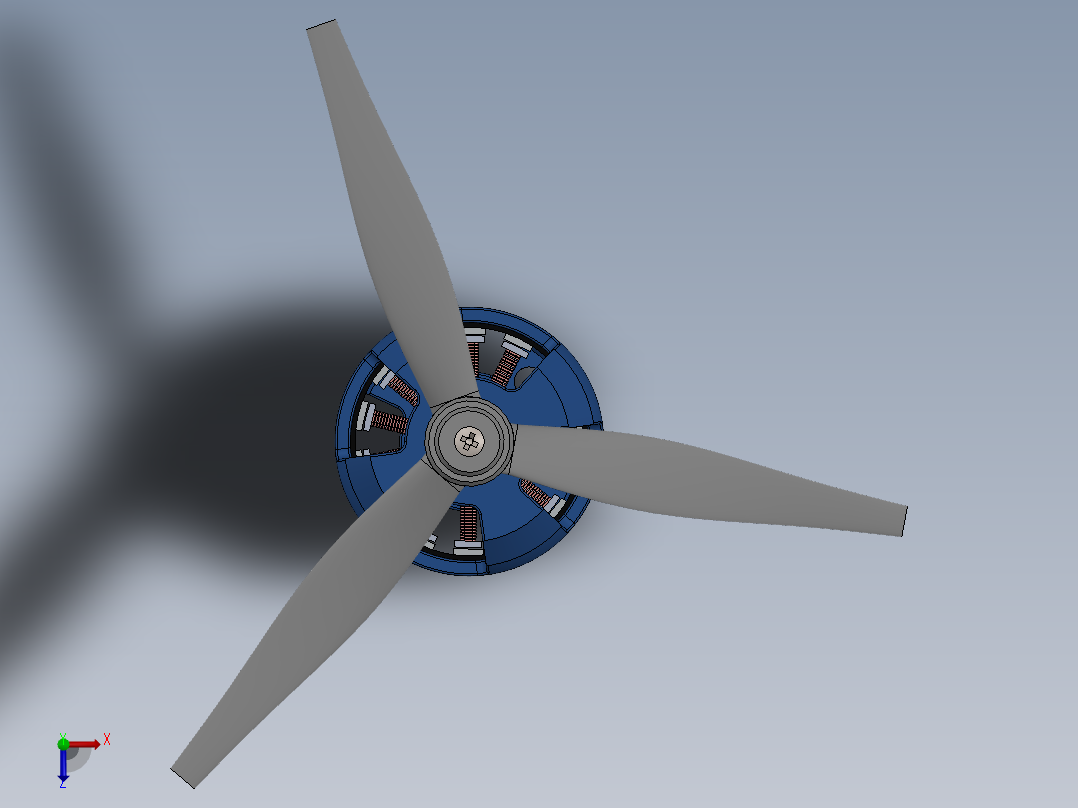 螺旋桨(26)俯视图